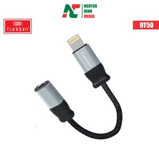 JACK CHUYỂN ĐỔI TỪ LIGHTNING TYPE-C SANG CỔNG 3.5M EARLDOM OT50