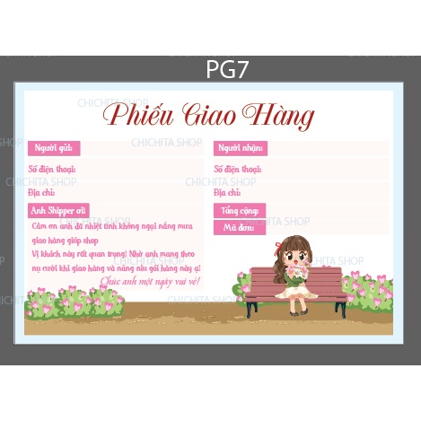 [Giá Tại Xưởng] combo 50,100 phiếu giao hàng, phiếu gửi hàng có keo dán, không dán hàng có sẵn