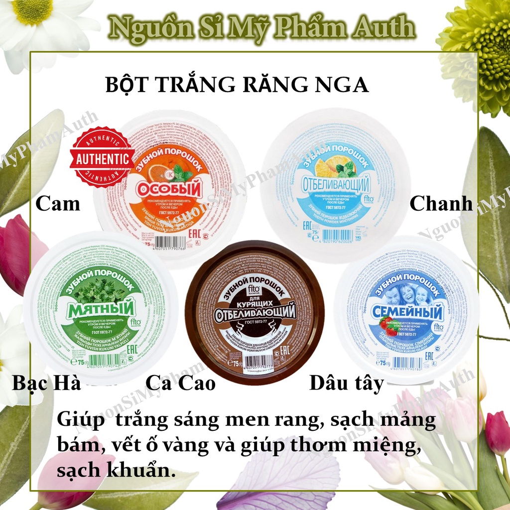 Bột trắng răng nga cao cấp