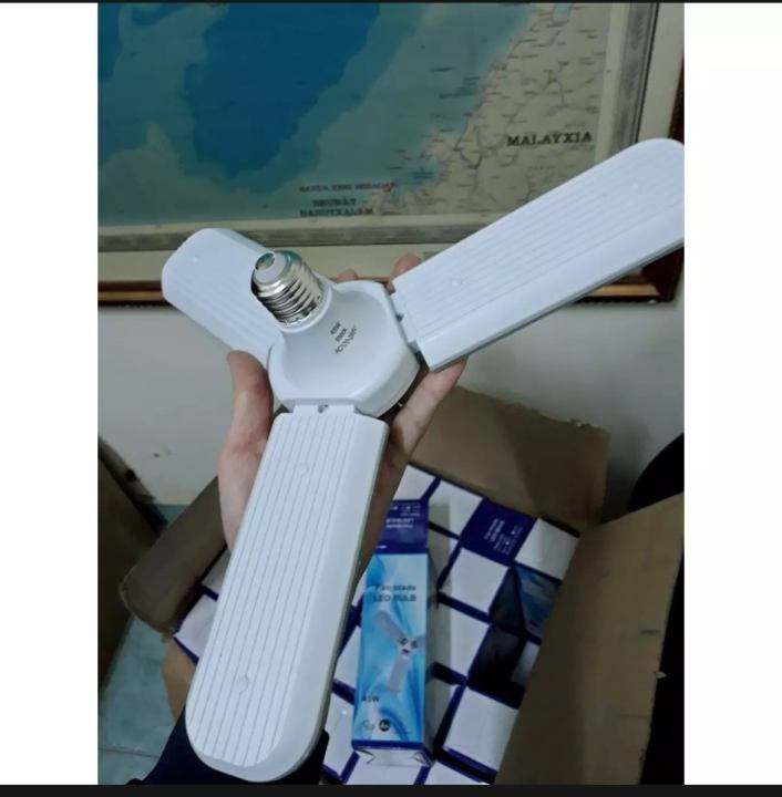 Bóng đèn led hình 3 cánh quạt 45w siêu sáng - bảo hành 1 năm