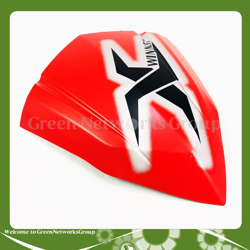 Ốp đầu xe Winner X màu đỏ Greennetworks