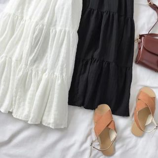 Chân váy xòe 2 tầng