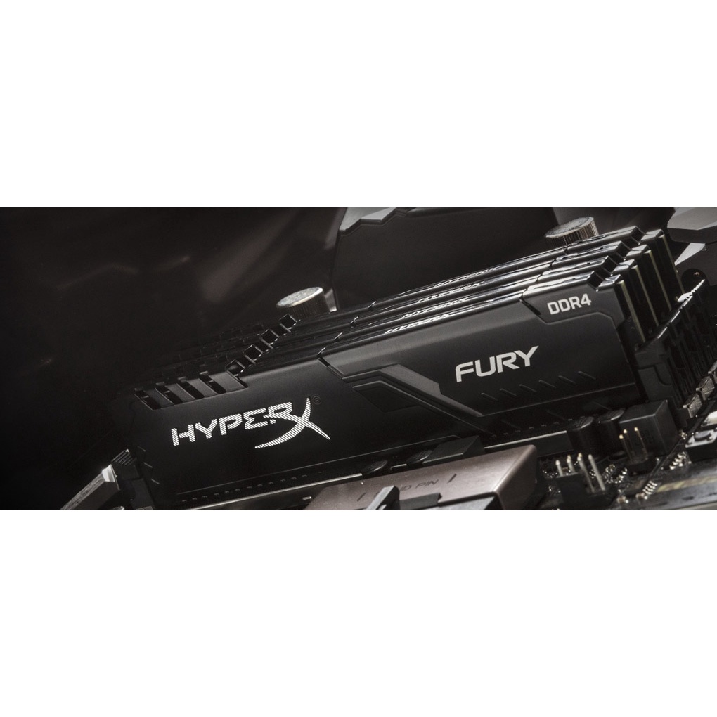 Ram Kingston HyperX Fury Black 16GB  8GB DDR4 3200MHz Chính Hãng - Mới Bảo hành 36 tháng 1 đổi 1