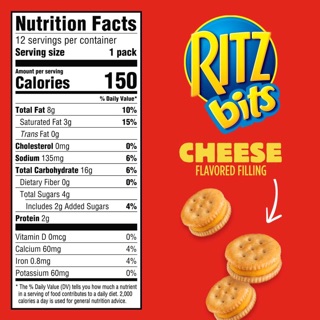 Bánh Ritz phomai của Mỹ