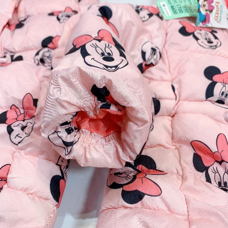Áo khoác phao Minnie Disney dư xịn cho bé gái 9/12-36m