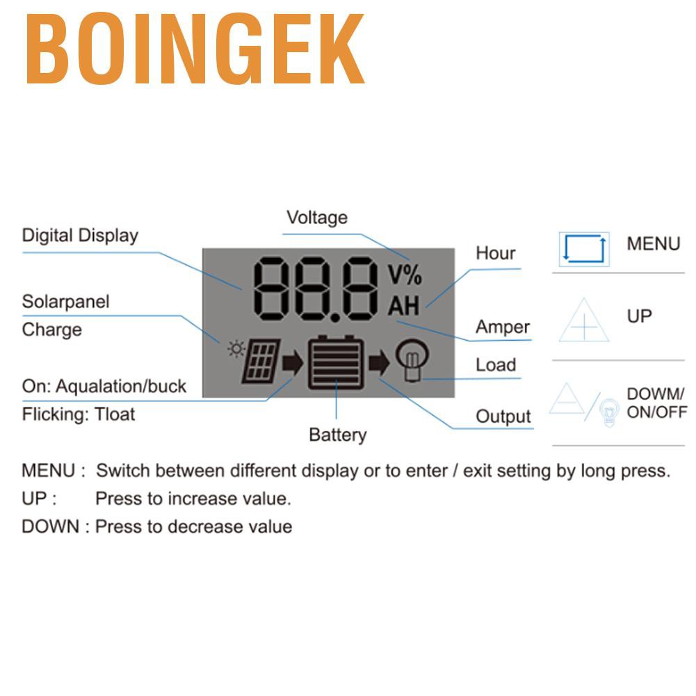 Bảng Mạch Điều Khiển Sạc Năng Lượng Mặt Trời Bongek Pwm