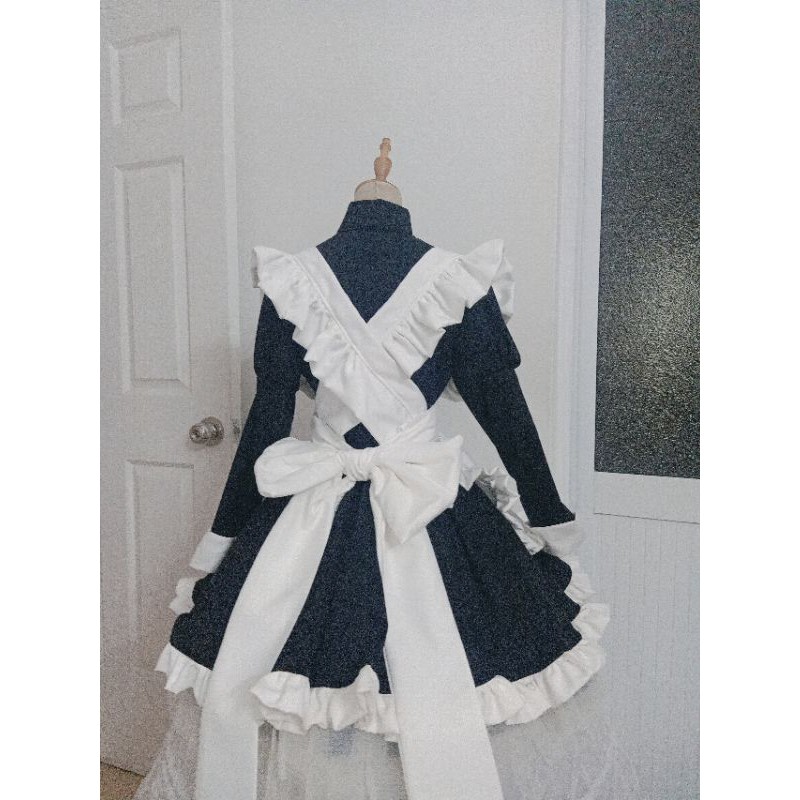 Trang phục hầu gái maid tay dài váy ngắn