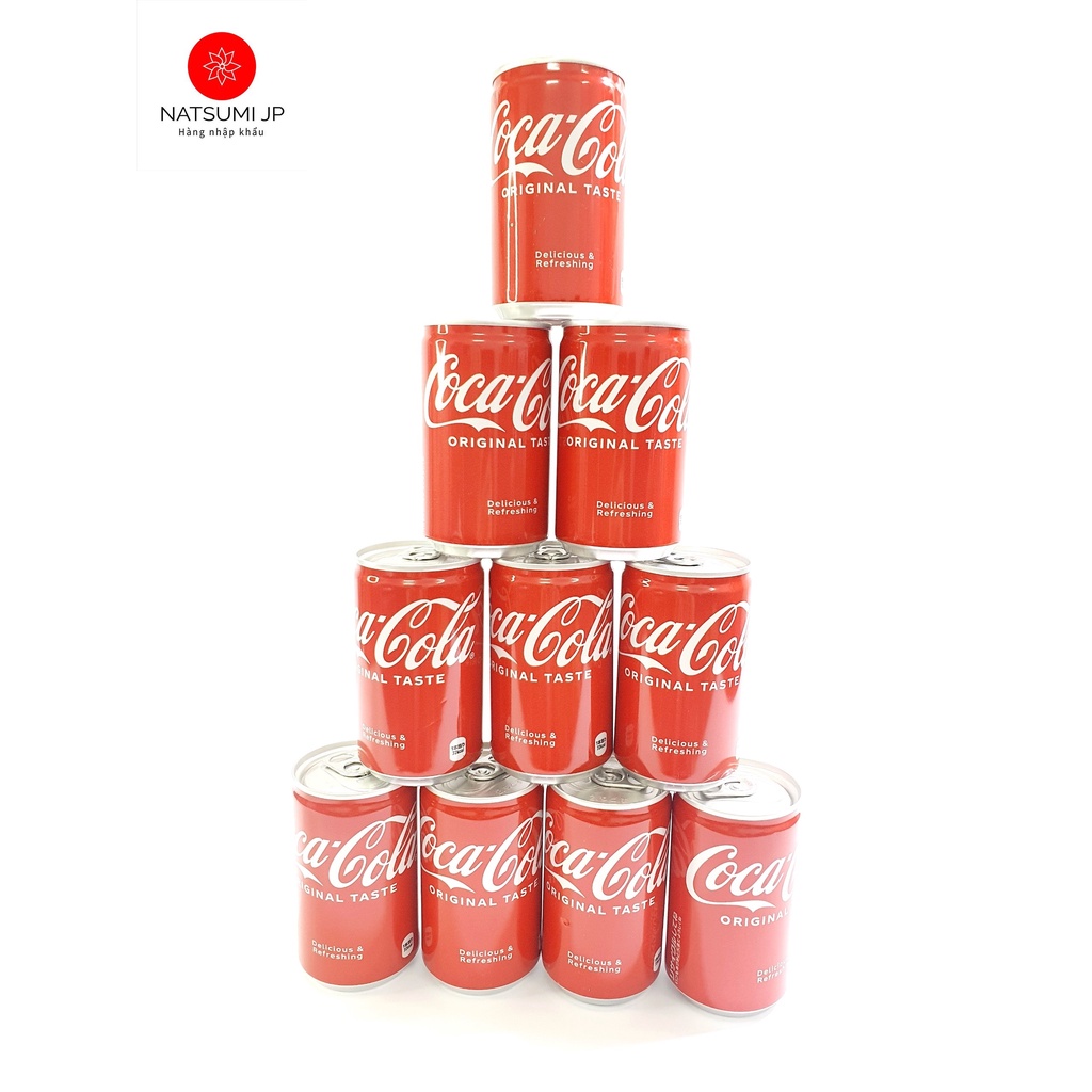 Thùng 30 lon Coca-cola mini nội địa Nhật Bản ( Date T4/24)
