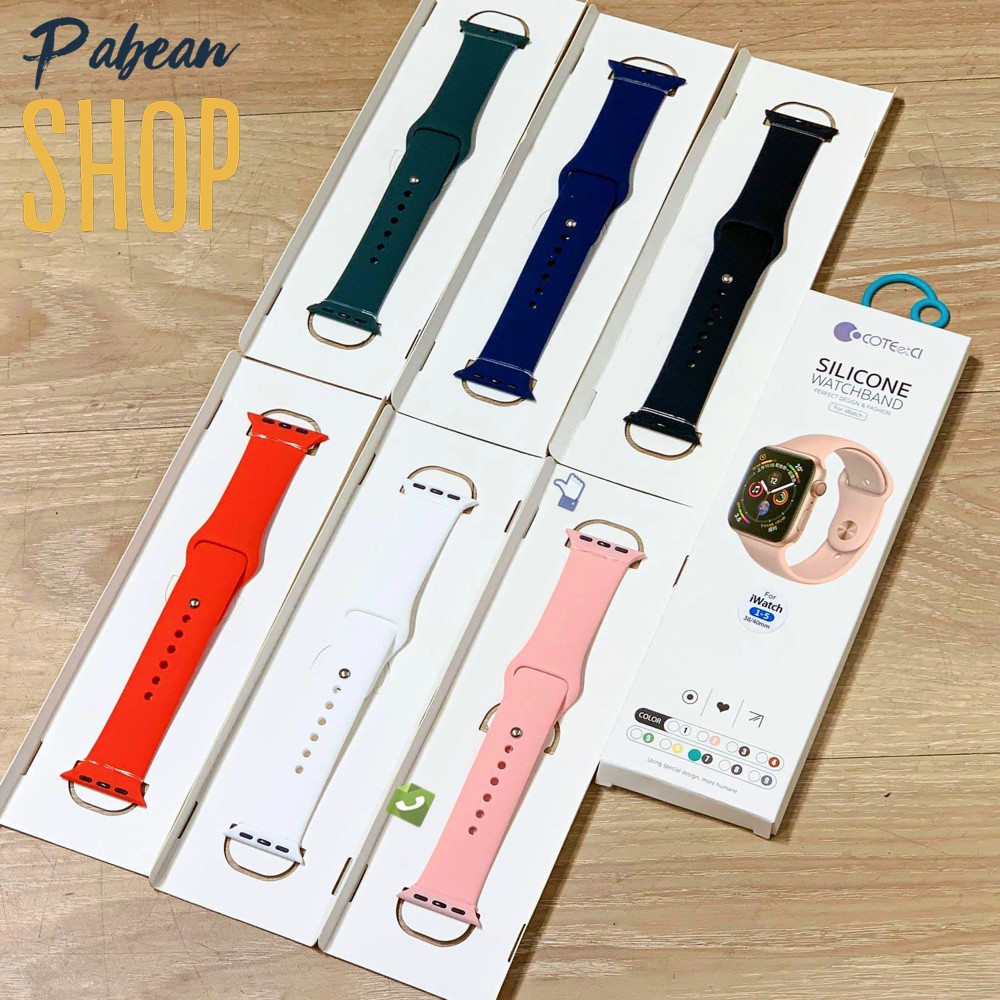 Dây silicon nhiều mầu chính hãng COTeeTci cho APPLEWATCH đủ size