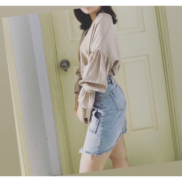 Chân váy Jeans size M Narcostic shop thanh lý (ảnh thật)
