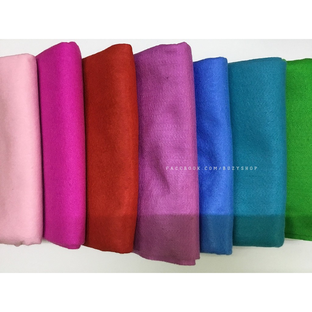 Vải nỉ mềm nguyên liệu thủ công, phụ liệu handmade may treo nôi]
