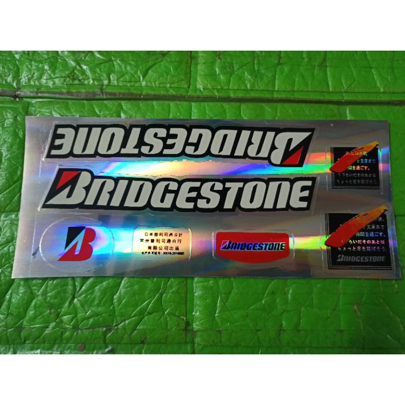 Bộ tem dán xe đạp Bridgestone new