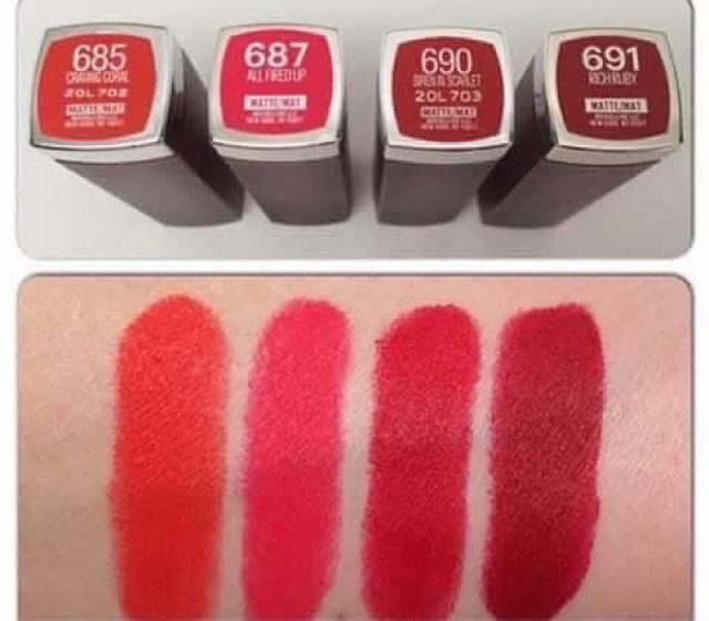 Son Maybelline Color Sensational Creamy Matte Lipstick