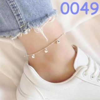 Lắc chân bằng bạc đi biển thời trang cho nữ ML88