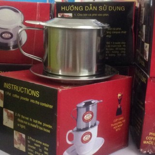 Phin pha cafe inox long cam đủ kích cỡ