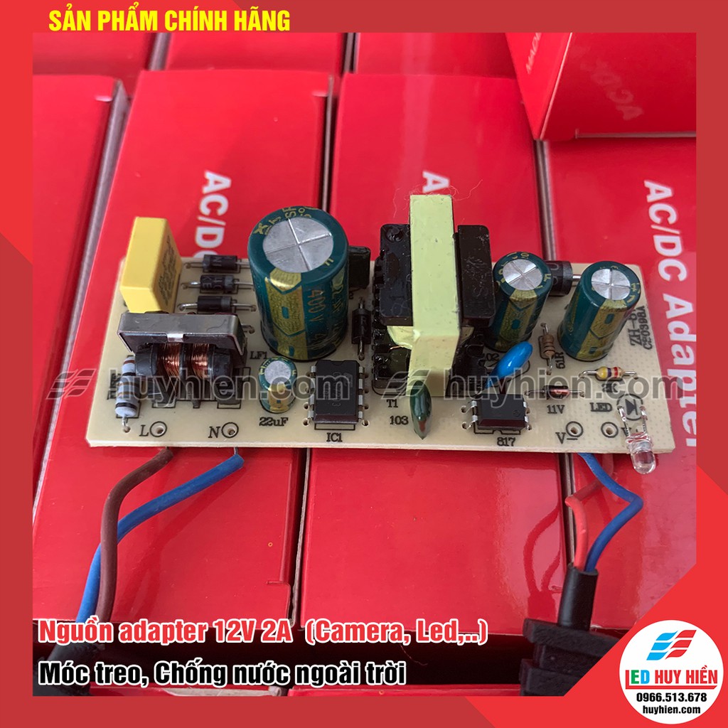 nguồn adapter 12V 2A, nguồn nhựa 12V 2A  chuyên camera, Led | BigBuy360 - bigbuy360.vn