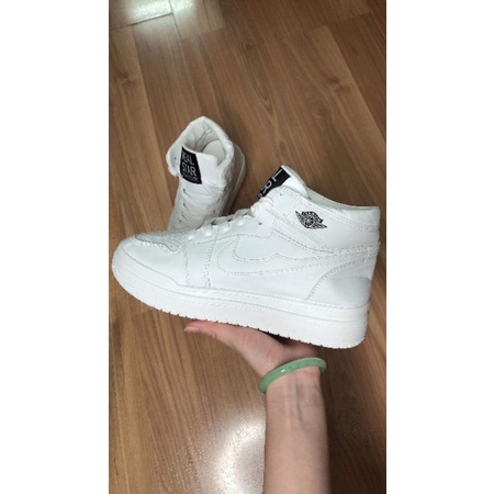 giầy Jordan1 full white, giầy sneaker thể thao, giầy thể thao nam nữ