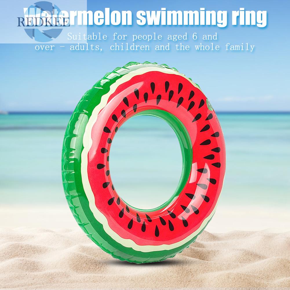 Phao Bơi Tròn Hình Dưa Hấu Cho Người Lớn Và Trẻ Em