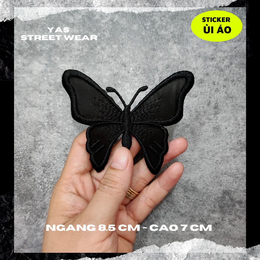 Sticker ủi áo cao cấp, miếng dán quần áo dùng làm Patch ủi, miếng vá quần áo, vá áo phao, trang trí BALO