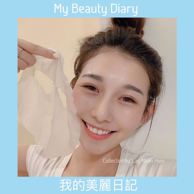 [Bill Đài] NGUYÊN HỘP MẶT NẠ MY BEAUTY DIARY 06 MIẾNG ❤ MY BEAUTY DIARY MOISTURE POWER BRIGHTENING BLACK PEARL EX+ MASK