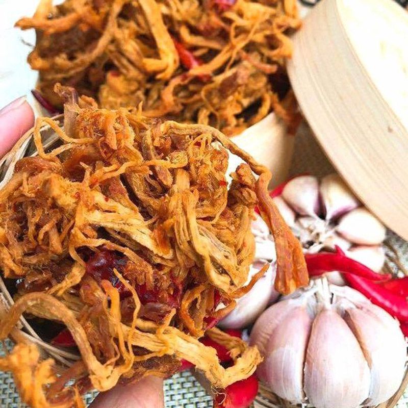 Khô gà  Tỏi Ớt siêu ngon hàng loại 1_ăn là nghiền