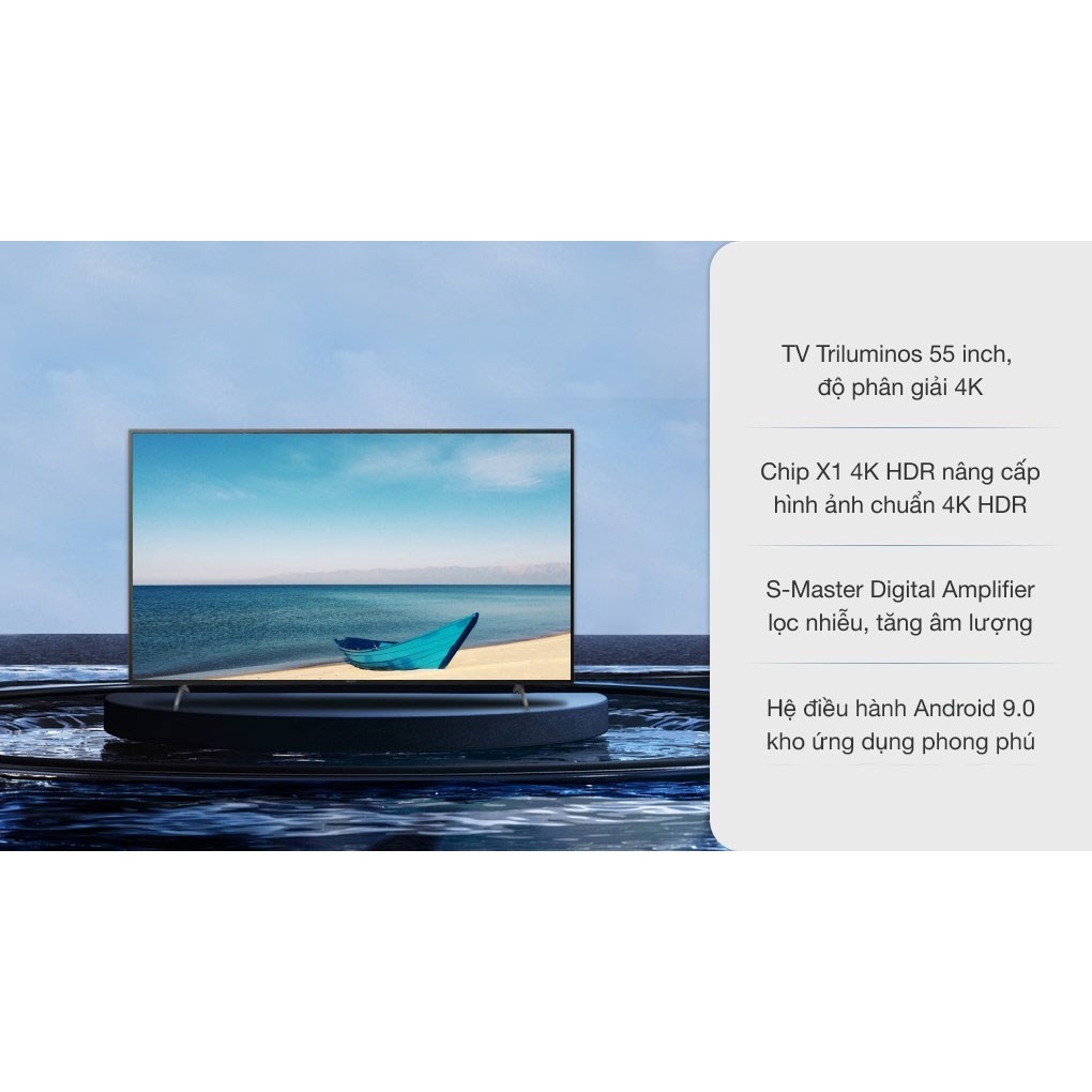 Android Tivi Sony 4K 55 inch KD-55X8000H