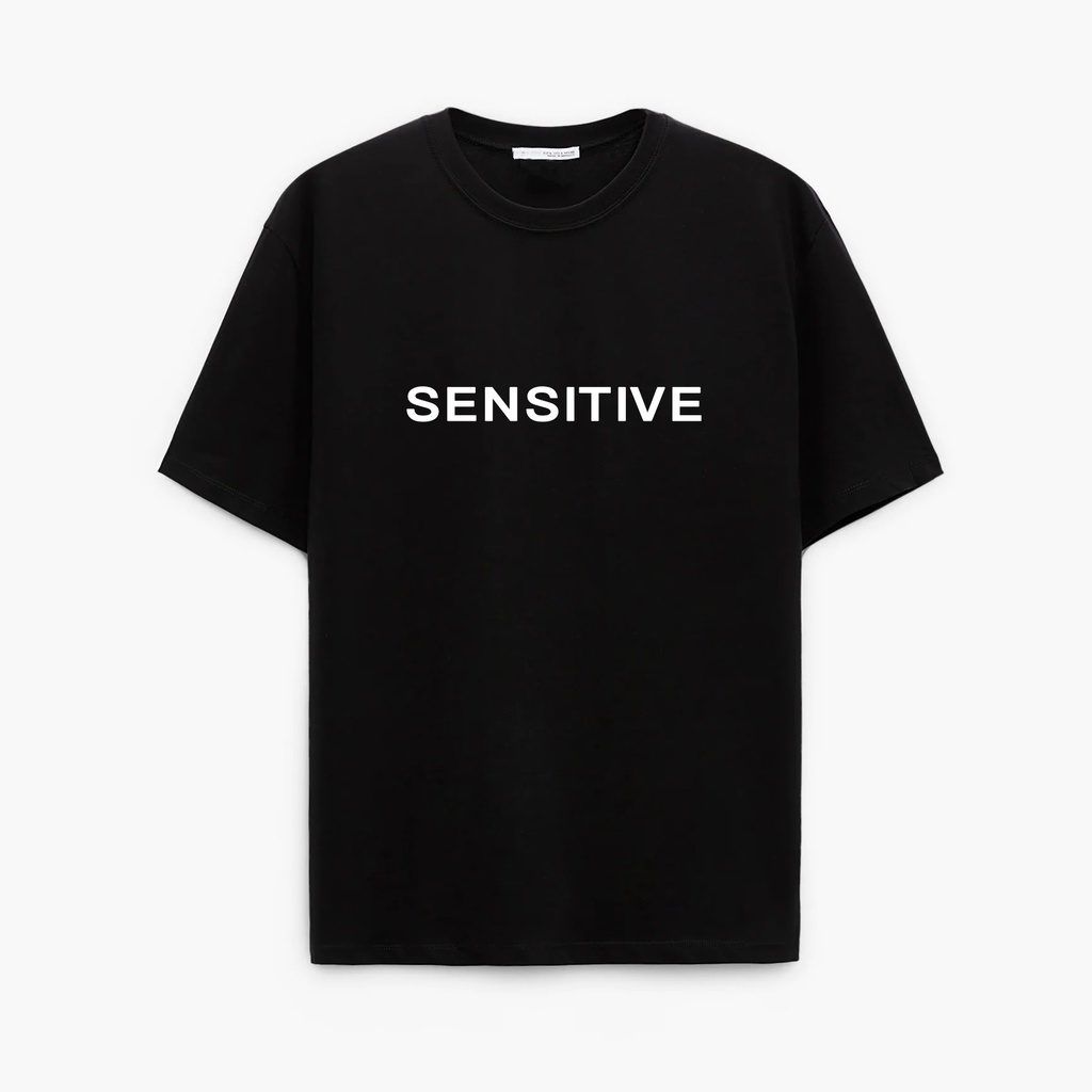 Áo Thun SENSITIVE 1SECOND Chất Liệu Cotton 100%. Kiểu Dáng Unisex Form Rộng | BigBuy360 - bigbuy360.vn