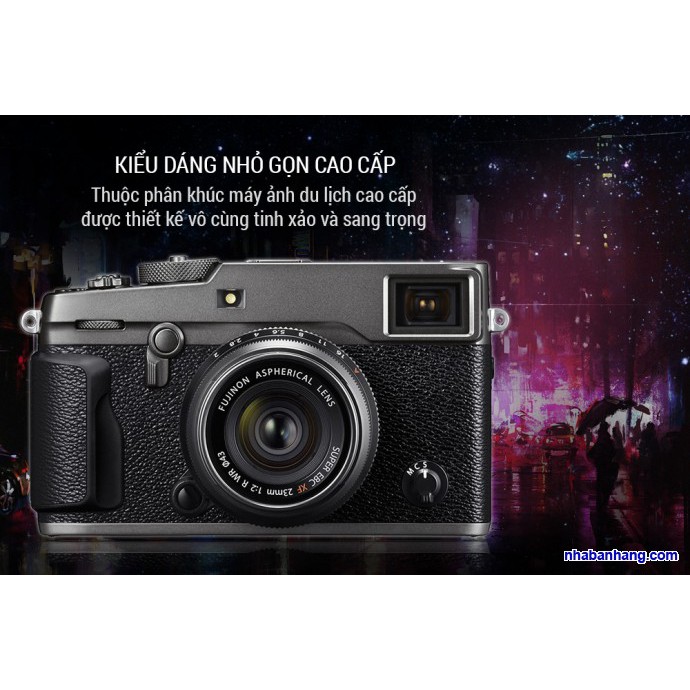 Máy ảnh FUJIFILM X-PRO2 + XF23MM F2 GRAPHITE SILVER - chính hãng