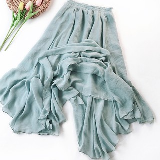 Váy lanh lụa retro cotton mềm VAY51-VAY19 (Song An Eco)