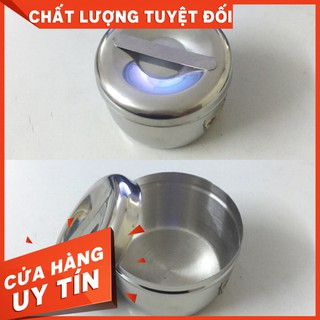 HỘP ĐƯNG BÔNG CỒN INOX