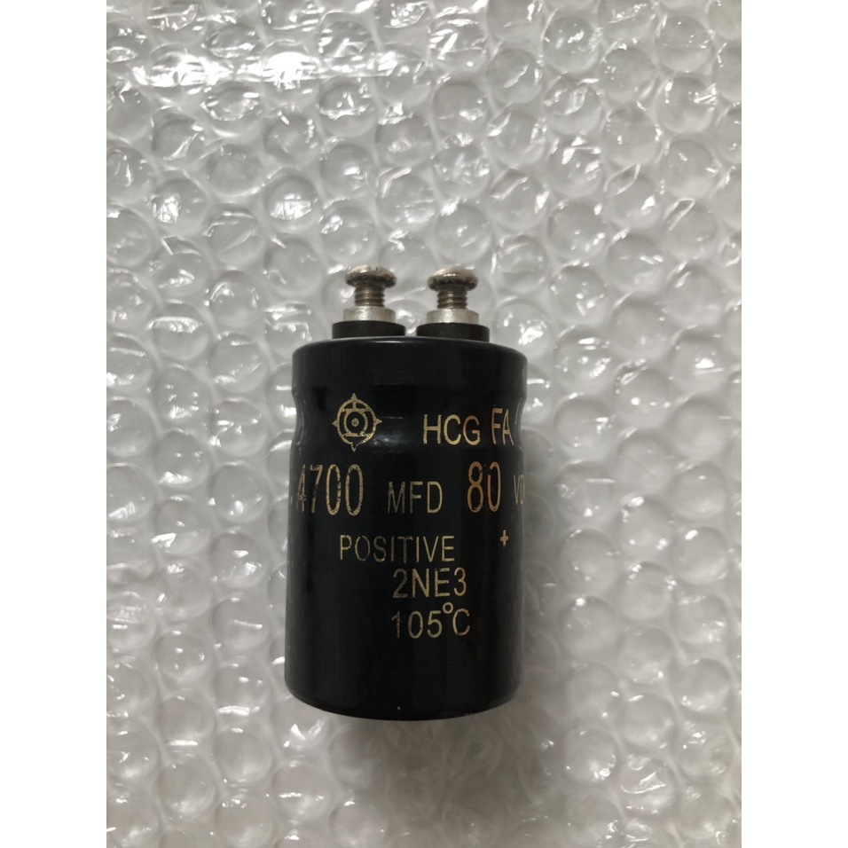 TỤ ĐIỆN TRỤC CÓ CHÂN VÍT ĐIỆN PHÂN 80VDC-4700MFD