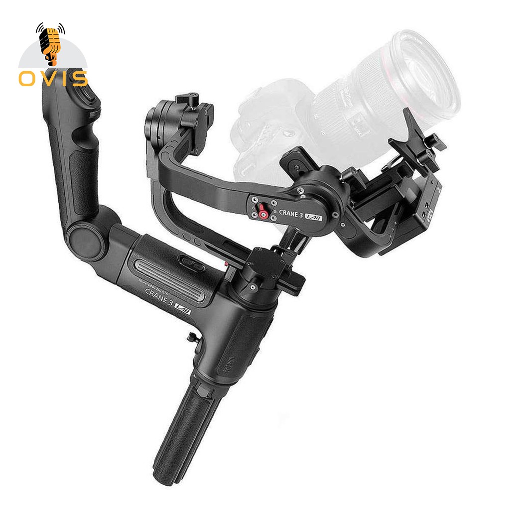 [BH 1 ĐỔI 1] Tay Cầm Chống Rung (Gimbal) Cao Cấp Cỡ Lớn Zhiyun Crane 3 Lab, Wireless Với Ứng Dụng Smartphone, Pin 7.5h