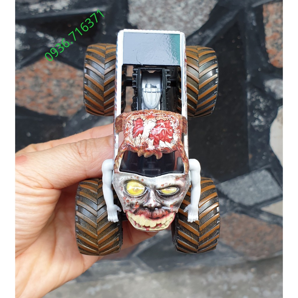 Mô hình xe tải quái vật Monster Jam MJ34 - Zoombie hàng Spin Master Canada