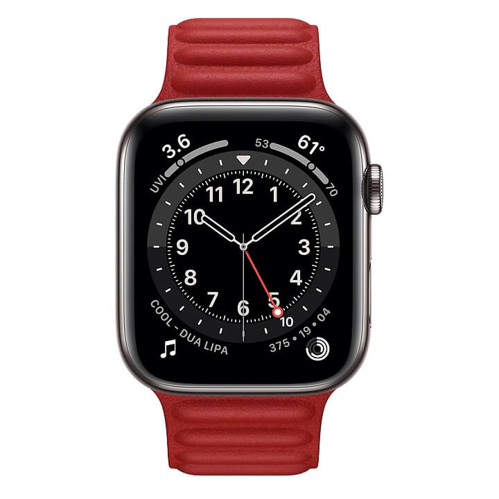 [Mã SKAMA07 giảm 8% đơn 250k]Dây Leather Link Apple Watch Coteetci (Dây da)