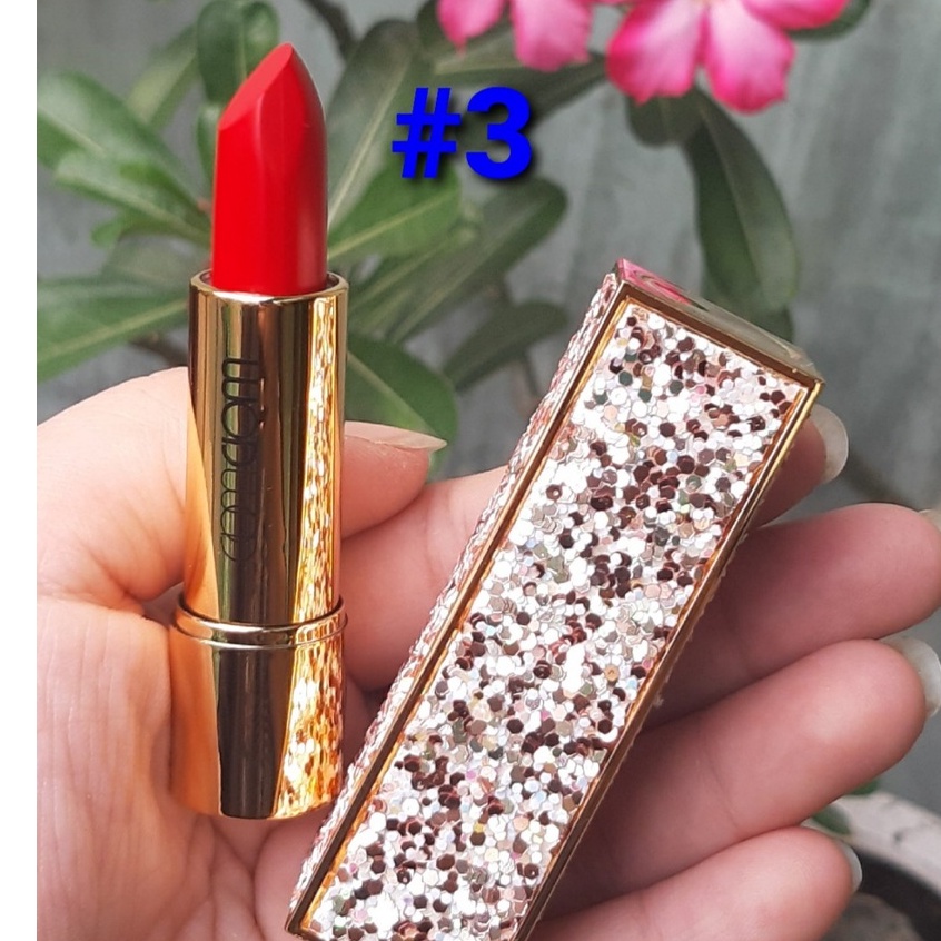 Son lì lâu trôi Matte Rouge Red Orange tông màu thời thượng