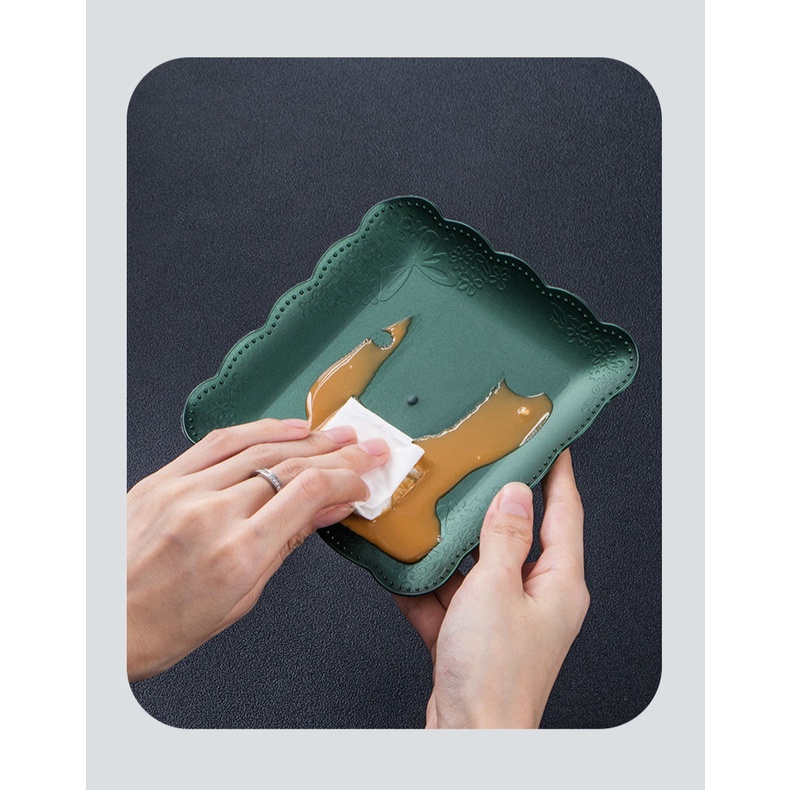 Đĩa đựng thức ăn bằng lúa mạch thân thiện với môi trường chống sốc tiện dụng