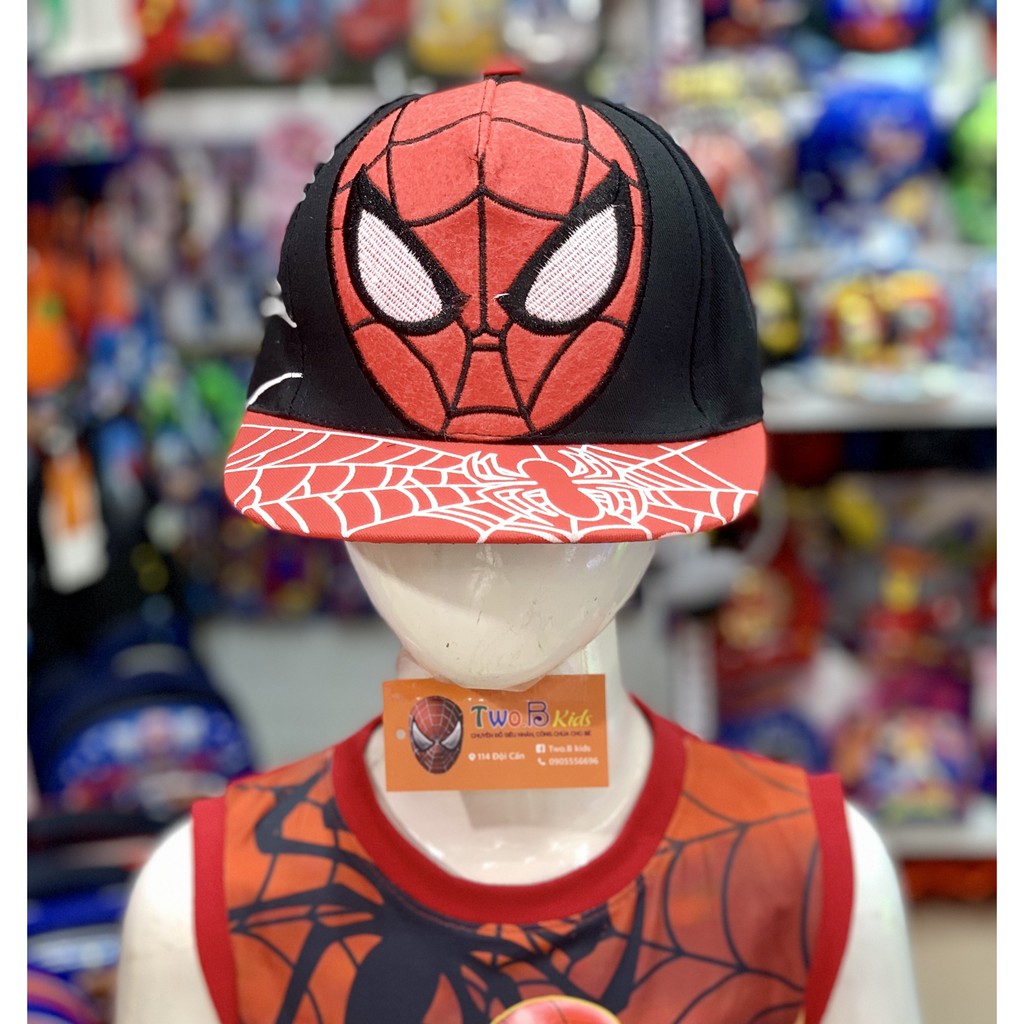 Mũ Spiderman cao cấp bé trai