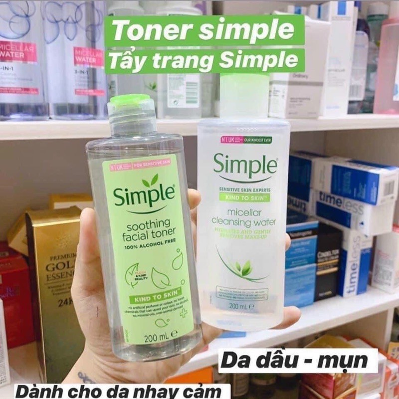 NƯỚC TẨY TRANG SIMPLE