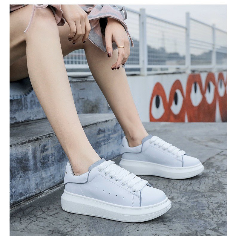 Giày Sneaker ❤️FREESHIP❤️ Giày MC Phản Quang Dây Lụa Cao Cấp Full Size Nam Nữ