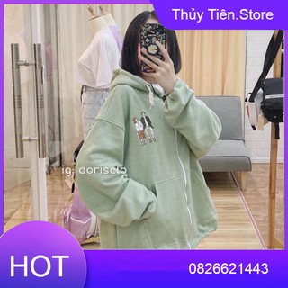ÁO KHOÁC COUPLE Xanh Bơ - Áo Khoác Hoodie Zip Love Nam Nữ Unisex 3 Màu 💎 👗💝
