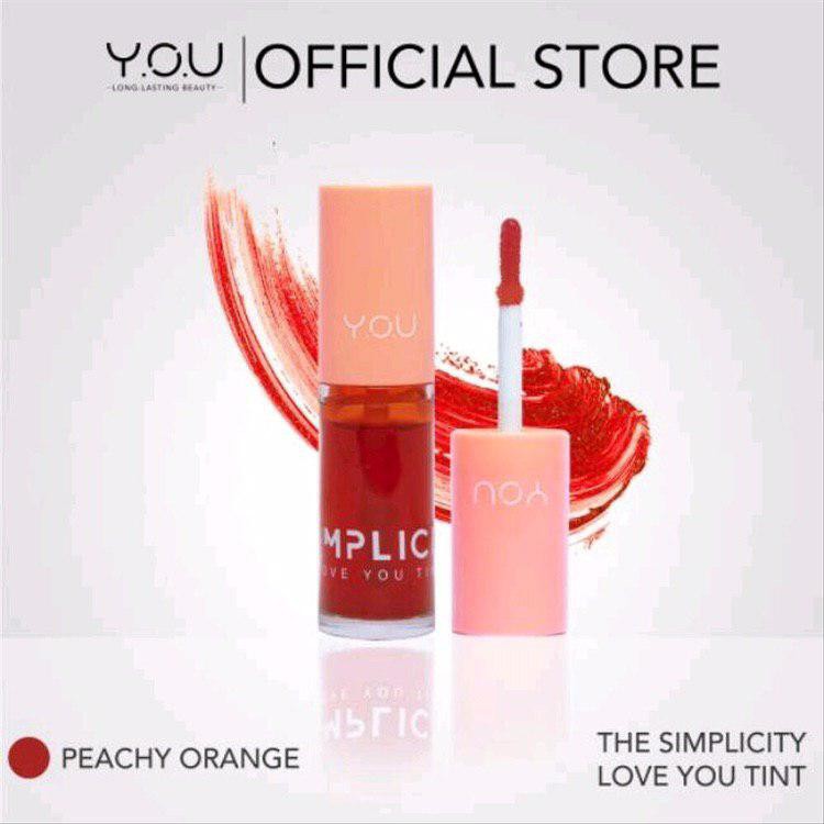 (hàng Mới Về) Son Tint Trang Điểm Đơn Giản The Simplicity Love You