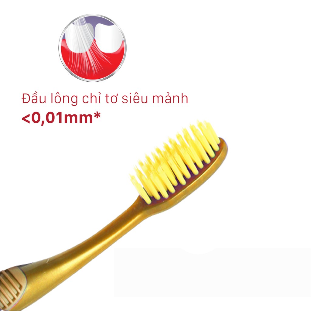 Combo 2 Bàn Chải Lipzo Wow Gold và 1 Kem Đánh Răng Lipzo Dược Liệu Gum Protect 95g Phù Hợp Mang Đi Du Lịch, Nghỉ Dưỡng