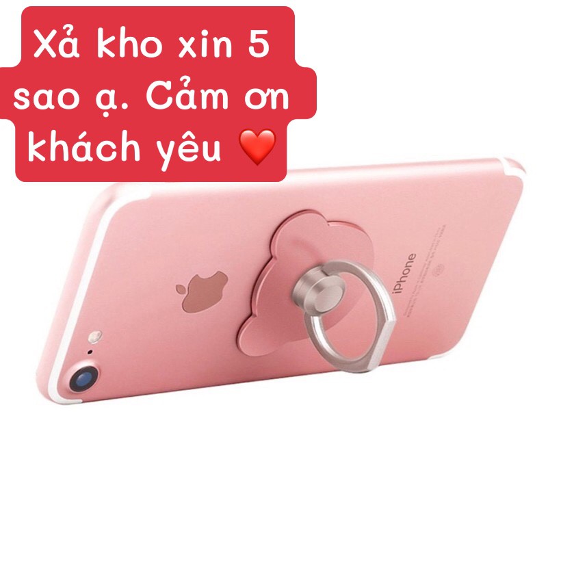 🍓🍌🍑Xả Kho🍓🍌🍑 Nhẫn Dán Điện Thoại Hỗ Trợ Móc Ngón Tay Cầm Chắc Chắn 180 Độ | BigBuy360 - bigbuy360.vn