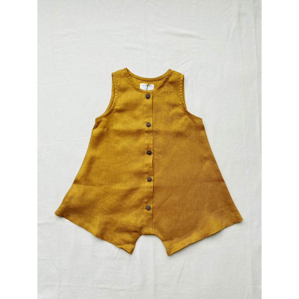 Bell Romper (Romper Dáng Chuông 100% Linen)