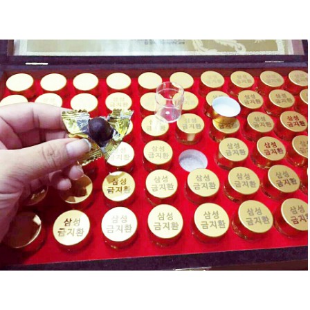 An Cung Ngưu Hoàng| Hàn Quốc, Hộp Gỗ 60 Viên | BigBuy360 - bigbuy360.vn