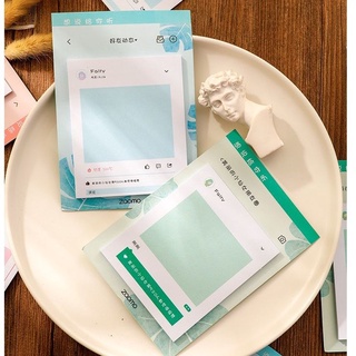 Zanmo set 30 tấm giấy note ghi chú instagram