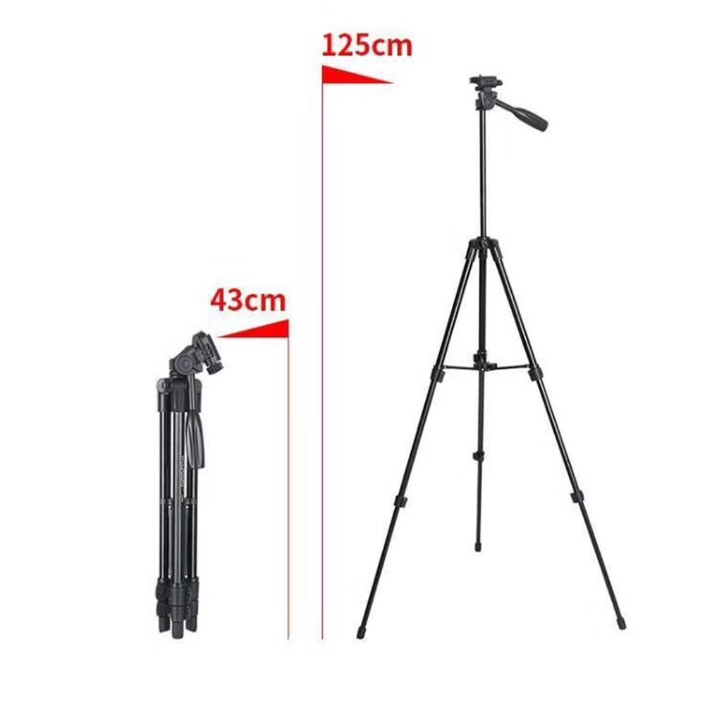 Chân đế tripod dùng cho điện thoại và máy ảnh Selfiecom TTX-6218 - Có Remote chụp ảnh và túi đựng tiện lợi