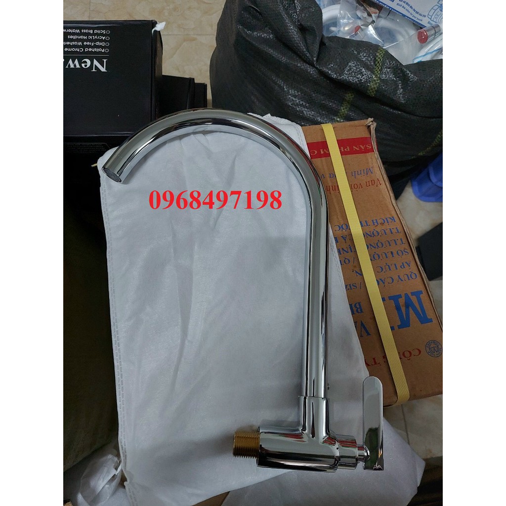 Vòi rửa bát bằng đồng gắn tường, gắn chậu 1 đường nước lạnh-Vòi rửa chén lạnh bằng đồng | BigBuy360 - bigbuy360.vn