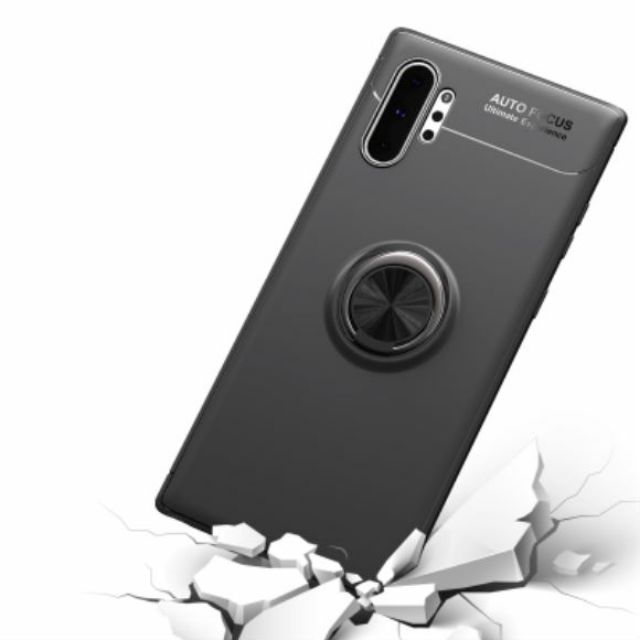Ốp lưng Samsung Galaxy Note 10 Plus chống sốc nhẫn Giá đỡ hiệu Auto Focus cao cấp