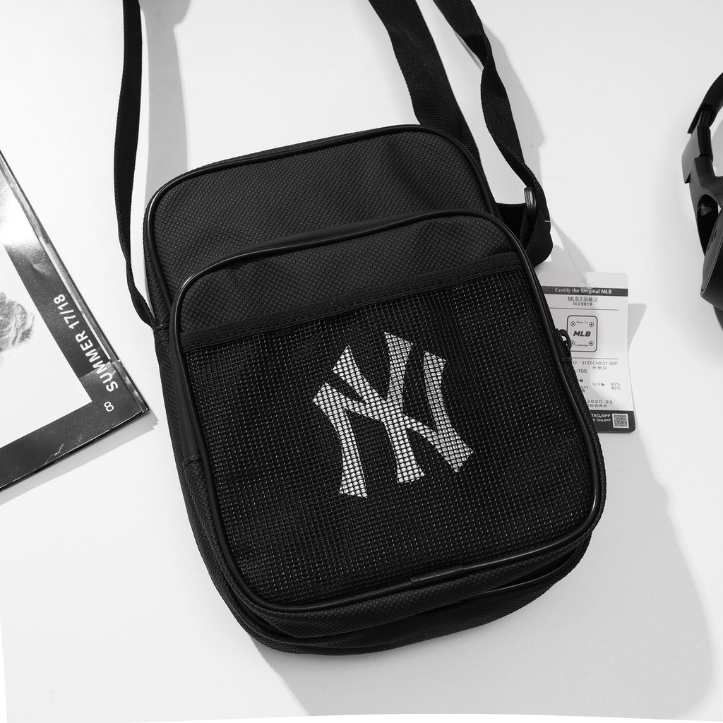 Túi Đeo Chéo MLB NY Vintage Đen Mini Bag Black Full Tag Code